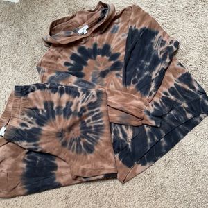 BP Tie-Dye Sweatshirt and Sweat Pants